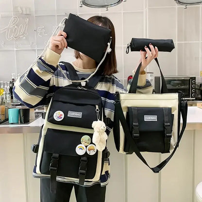 [COMPRA 1 Y LLÉVATE 5] Mochila Koreana + 🎁 4 Bolsos de Regalo (Oferta limitada)