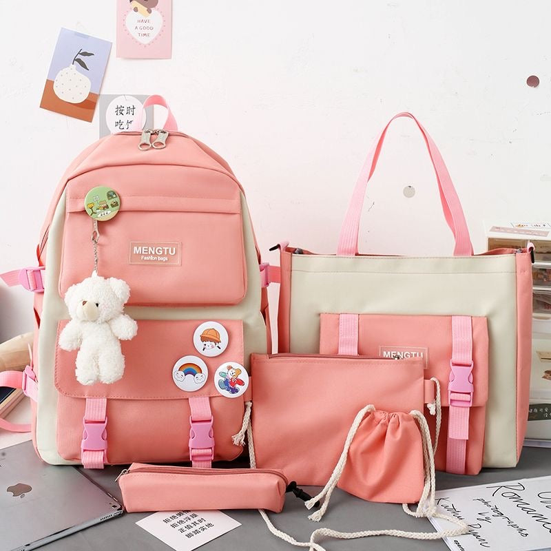 [COMPRA 1 Y LLÉVATE 5] Mochila Koreana + 🎁 4 Bolsos de Regalo (Oferta limitada)