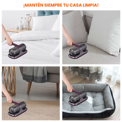 VitaClean - Aspirador Portátil UV Inalambrico | Poder de Succión y Esterilización Total